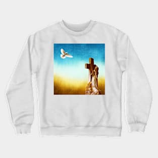 Cross And Dove Crewneck Sweatshirt